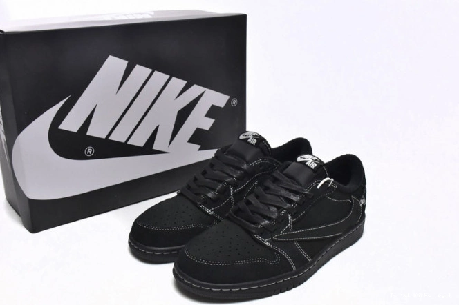 1 DM7866-001 x Jordan Scott Phantom Air Travis Low Black OG 0731